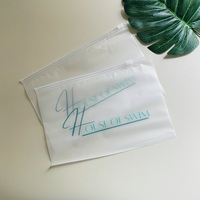Sac en plastique personnalisé d'usine sacs à fermeture éclair givrés transparents petits sacs d'emballage pour bijoux pochette à bijoux en pvc