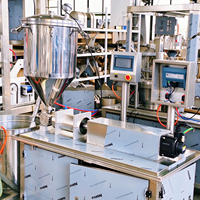 Machine de remplissage automatique de liquides et de pâtes avec servomoteur haute précision et contrôle PLC pour sachets souples – Prix usine