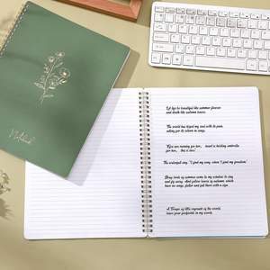 Cuaderno <span class=keywords><strong>de</strong></span> notas con encuadernación <span class=keywords><strong>de</strong></span> alambre verde para la universidad, cuaderno <span class=keywords><strong>de</strong></span> bolsillo, <span class=keywords><strong>de</strong></span> notas Bloc pequeño para el <span class=keywords><strong>hogar</strong></span>, escuela, oficina, accesorios <span class=keywords><strong>de</strong></span> viaje - Product Image 5