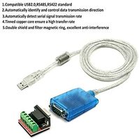 Cable Adaptador convertidor de puerto serie USB a RS422 RS485, con chip FTDI, compatible con Windows 10, 8, 7, XP