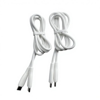 Kabel Pengisian Daya 1m Fast 5A Braid Shielding Pure Silicone Micro USB 3.1 Tipe C ke Tipe C Konduktor Tembaga Murni untuk Ponsel