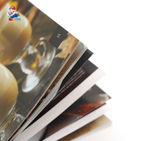 Menu de restaurant, livre de recettes, couverture souple, impression offset reliée, couleurs CMYK/PMS, formats personnalisés, papier artistique, logo personnalisé