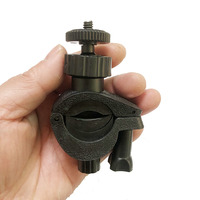Support de caméra réglable 6-21 mm en plastique robuste avec rotation à 360 degrés pour guidon de golf, scooter, moto, vélo