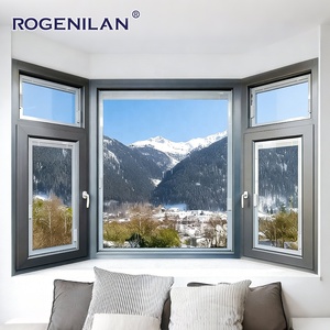 Fenêtres en verre trempé insonorisées en aluminium sur mesure Rogenilan pour baies vitrées avec stores - Product Image 6