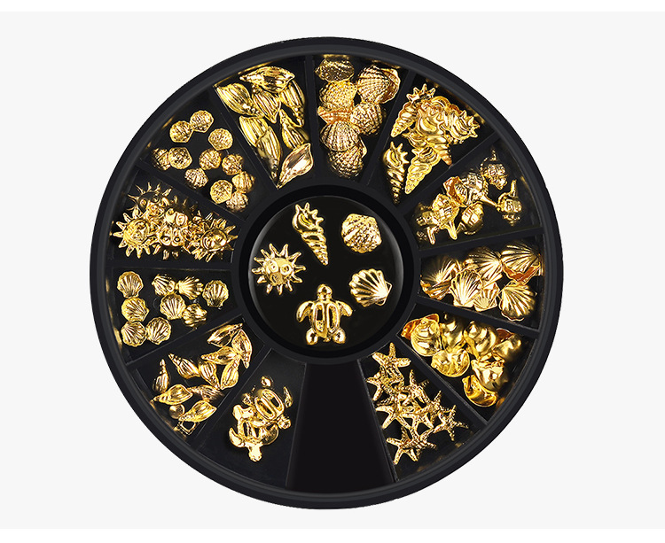 Ocean series gold rivet 122