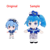 Porte-clés en peluche d'oignon bleu personnalisé, en forme de dessin animé, avec logo sur mesure