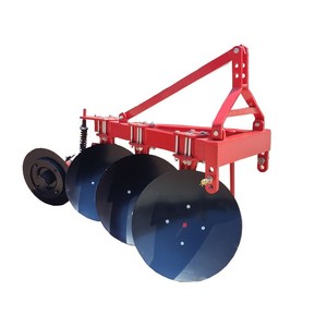 Charrue à disques robuste 1LYQ-320 pour labour agricole, attelage trois points, rouge, haute productivité - Product Image 1