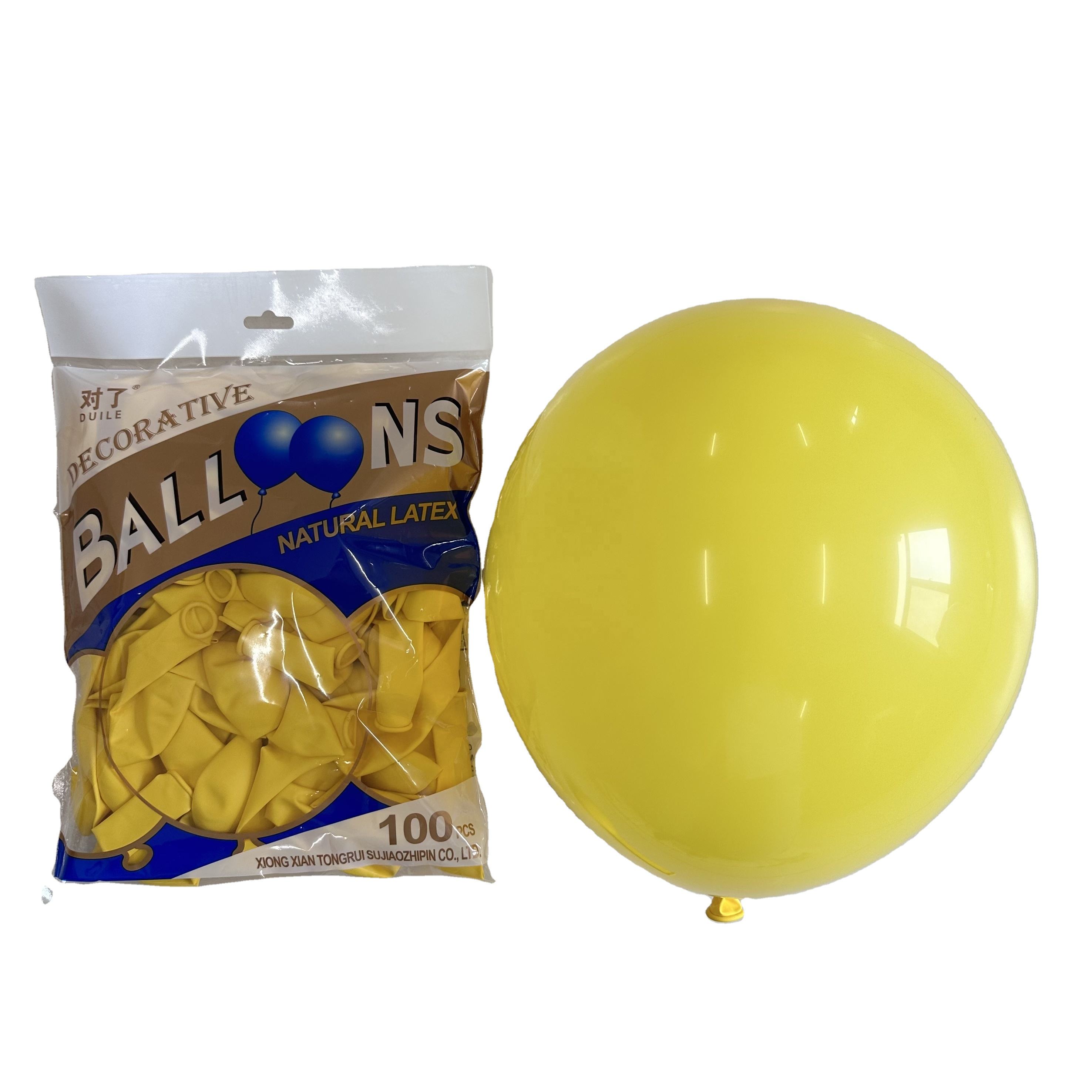 Wholesale Bulk High Quality 10 Inch All Color Standard Latex Balloons Wedding Decoration Balloons