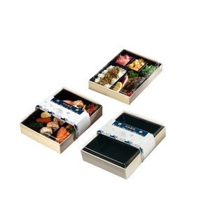 Caja de embalaje biodegradable con tapa de lucencia, embalaje de grado alimenticio, para <span class=keywords><strong>Sushi</strong></span>, para llevar <span class=keywords><strong>sushi</strong></span> - Product Image 1