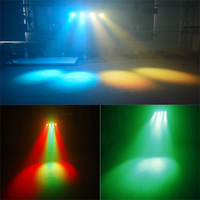 Lampu DJ Marslite Gig bar High Power 4x30W RGB 3in1 COB LED 4 Par Light Led Par bar Pencahayaan DJ Gig bar 2 untuk DJ Disko