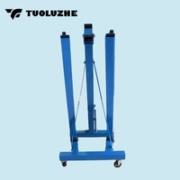 Outil auxiliaire d'entretien de moteur de voiture multifonctionnel de vente chaude grue à bras unique grue de magasin pliable de 2 tonnes