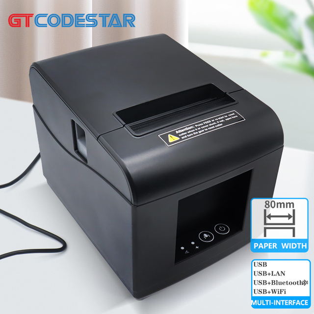 GTCODESTAR Cheap Desktop Thermal Printer USB  Mobile Printer 80mm POS Thermal Receipt Printer