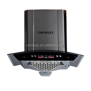 <span class=keywords><strong>Hotte</strong></span> <span class=keywords><strong>de</strong></span> <span class=keywords><strong>cuisine</strong></span> intelligente électrique en acier inoxydable avec filtre à charbon, nettoyage automatique, évacuation ventilée, murale, pour usage hôtelier - Product Image 1