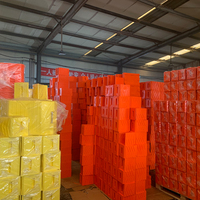 Nouvel embaseur de roue triangulaire manuel en polyuréthane jaune-orange, robuste, antidérapant, 20 tonnes, pour camions, remorques et parkings