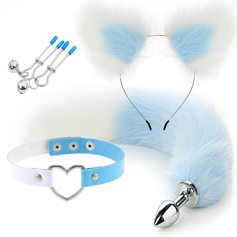 Bleu faible + Blanc