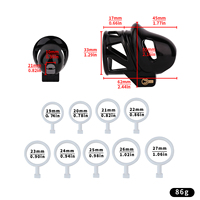 Ceinture de chasteté respirante FRRK pour homme, cage de chasteté en résine ABS, jeux de contrainte BDSM, jouet sexuel pour adultes, vente en gros