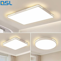 Lustre LED de haute qualité, style nordique minimaliste moderne, pour chambre à coucher et salon, base en fer, indice de protection IP33, 3500K, blanc chaud
