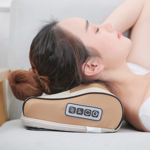 Massage Pillow Neck Kneading <b>Heating</b> <b>Usb</b> Powered Four Button Control Household Use - Product Image 1