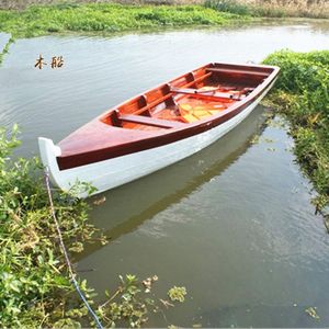 Bote de Remo de Madera con Punta en Una Extremidad, Rígido, para Recreación, Personalizable, de Gran Capacidad, Duradero, para Uso en Exteriores - Product Image 2