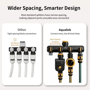 Répartiteur de tuyau d'arrosage 1/2" durable, facile à installer, Spacemaker - Product Image 5