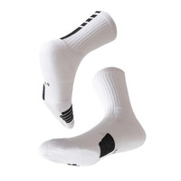Chaussettes de sport personnalisées Elite pour le basketball, mi-mollet, haute cheville, semelle en tissu éponge épais, respirantes, antidérapantes
