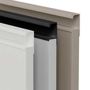 O'Leeford Tirador Empotrado Tipo G de Aleación de Aluminio para Puertas de Armario y Cajones, Herrajes de Cocina de Diseño Moderno y Sencillo con Cubierta - Product Image 5