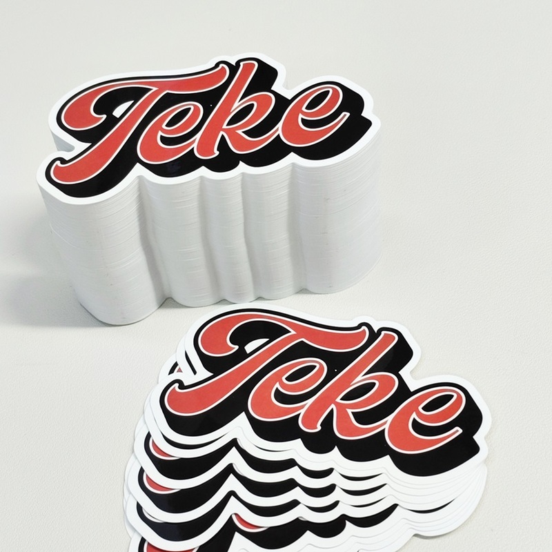 Custom Weatherproof Die Cut Logo Window