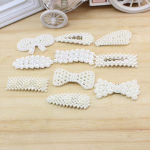 Pinzas para el pelo con perlas, diseño mixto, de plástico, para uso diario, verano 2022, origen Yiwu - Product Image 4