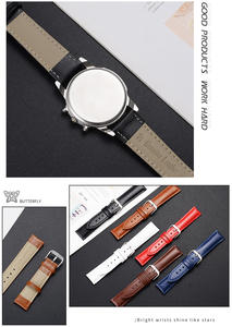 Cinturini per orologi in vera pelle 18 19 20 2122 23 24mm <span class=keywords><strong>cinturino</strong></span> in pelle Vintage <span class=keywords><strong>marrone</strong></span> <span class=keywords><strong>cinturino</strong></span> per <span class=keywords><strong>orologio</strong></span> da polso - Product Image 4