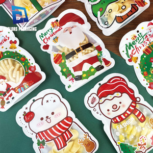 In Stock Wholesale Price Colorful Snacks Cookies Design Children Candy Christmas <strong>Holiday</strong> Decorations Gift Packaging Pouch <strong>Bag</strong> - Product Image 2