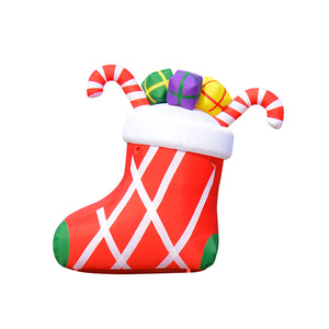 Chaussettes géantes gonflables personnalisables <span class=keywords><strong>de</strong></span> Père Noël, décoration <span class=keywords><strong>de</strong></span> Noël, cadeau, commande minimum 1 pièce - Product Image 1