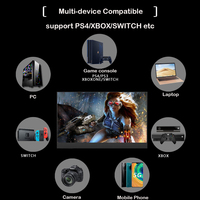 Moniteur portable mince 17 pouces FHD led, résolution 1440x900 pour ordinateur portable PS4