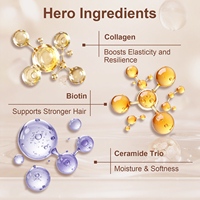 Champú de Colágeno de Fábrica, Reduce la Rotura por Resequedad, Champú Nutritivo, Acondicionador, Fabricación por Contrato