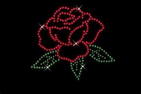 Thiết Kế Hotfix Motif Thạch Truyền Nhiệt Sticker Vòng Rose Cho Giày Hàng May Mặc Túi Hũ-Flatback Chất Liệu Thủy Tinh - Product Image 5