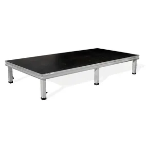 Plateforme de scène en aluminium blanc facile à installer, 4x4 pieds, scène portable en acrylique, salle de banquet, scène de mariage pour la <span class=keywords><strong>location</strong></span> de mariage - Product Image 4