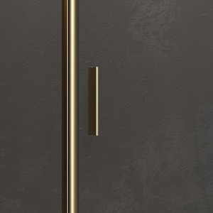 Kamalu KE-4000G 80x110 in oro opaco cabina doccia ad angolo - Product Image 6