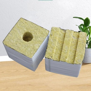 Cubos de lana de roca hidropónica de 50*50*50 mm, buen precio de fábrica, materiales agrícolas para el cultivo de plantas - Product Image 3