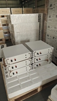 Batterie empilable haute tension LiFePO4 150V-409V 100Ah 20-30KW avec communication CAN et BMS intelligent pour système de stockage d'énergie solaire domestique