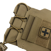 Molle Medical IFAK Pouch Camo EMT Pochette de premiers soins IFAK Sac de survie avec patch croisé inclus