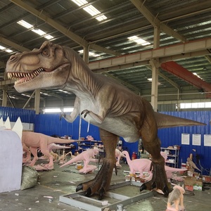 Dinozor temalı faaliyetleri dinozor konu gösterisi en popüler Animatronic dinozor büyük boy t-rex modeli