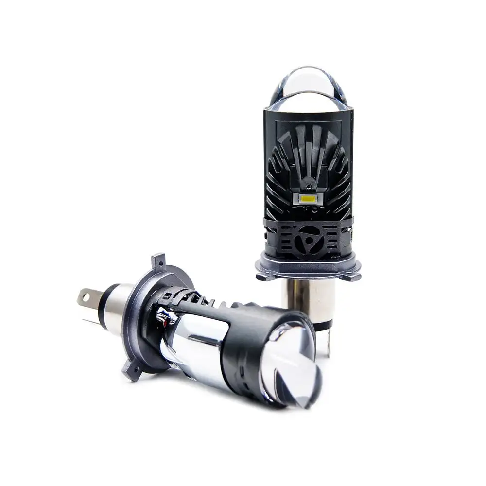 40w/הנורה אוטומטי הפעל אות אורות לייזר ראש מנורת H4 אוניברסלי אופנוע H4 led פנס