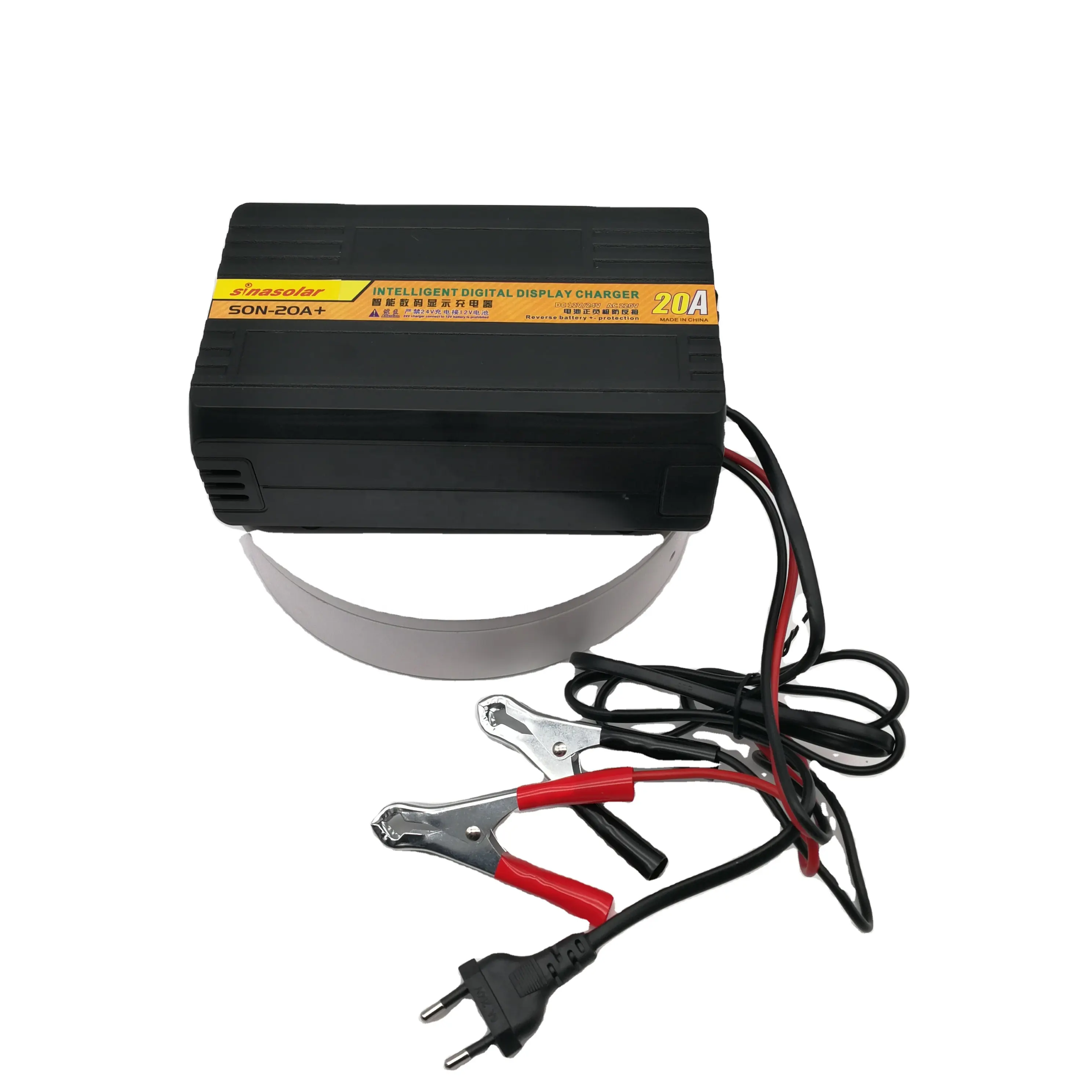 Chargeur de batterie manuel de téléphone de bateau automobile 12/24V chargeur de batterie 3 étapes