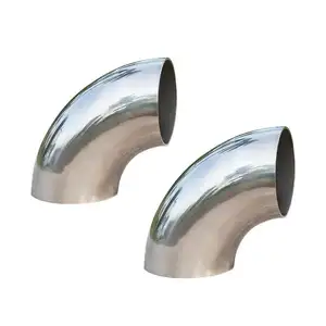 RTS Cheap Sanitary Elbow Pipe Fitting Supplier Stainless Steel 304 316 90 Degree Welding Elbow