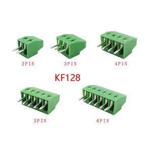 Terminal KF120/127/128/129/350/396/301 conector de bloque de terminales tipo tornillo 2,54/3,5/3,96/5,08/7,5mm