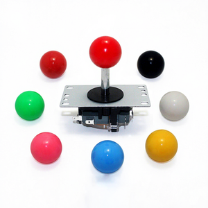 Manette <span class=keywords><strong>Arcade</strong></span> 8 Directions (Métal & Plastique) pour Machine de Jeu Jamma, Jeux à Monnayeur, Kits DIY - Product Image 1