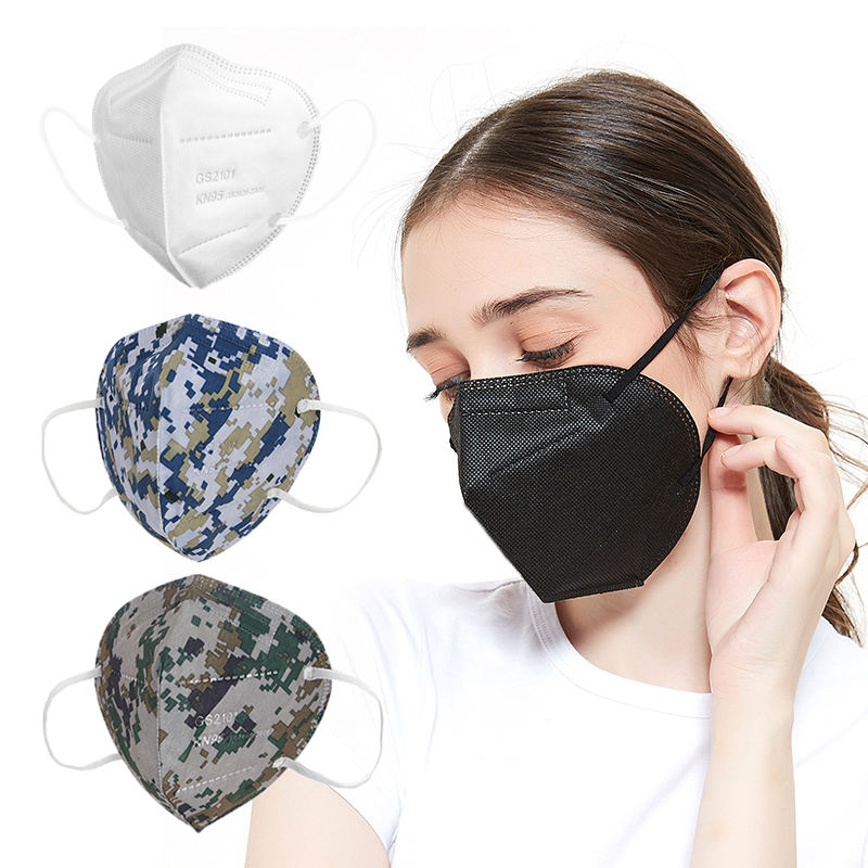 Disposable cubreboca kn95 mask 5ply 3d mask safety protection dust breathable ffp2 kn95mask