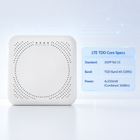 Estación Base LTE para Interiores Dual Carrier 4x250mW CBRS ENodeB B48 290Mbps de Alta Capacidad para 256 Usuarios con PoE+ Integrado de Celda Pequeña