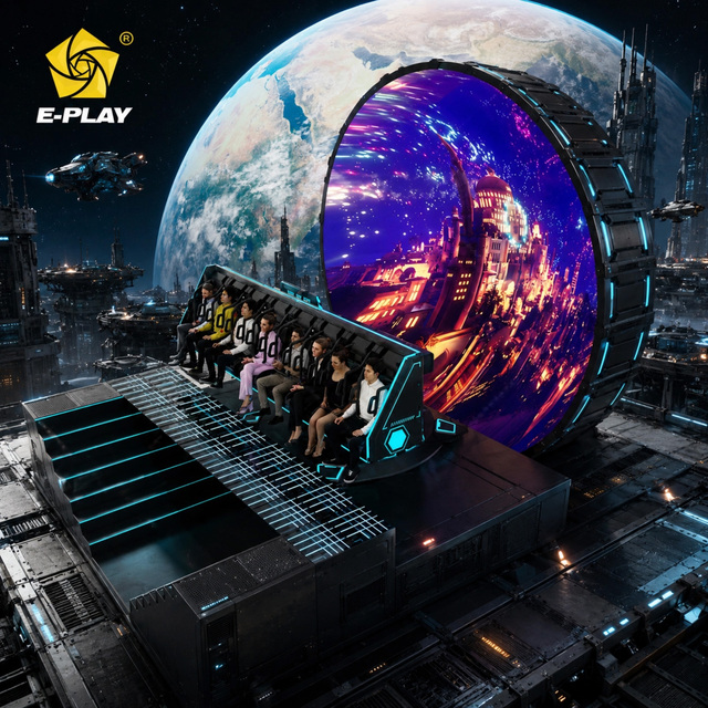 Eplay Immersive Projection 360 VR Cinema Solution 8 Player Dome House Flying Cinema 5D 6D 7D 8D 9D Theater Dynamic Motion System