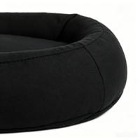 Coussin pour chien Yangyangpet GRS en velours côtelé, ovale, lavable, indestructible, amovible et résistant aux morsures