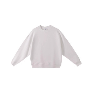 Sweat-shirt à col ras du cou épais 420g, coupe ample, manches longues, style basique américain, pour couple, style urbain, collection Automne Hiver - Product Image 5